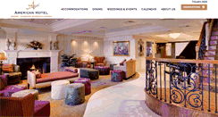 Desktop Screenshot of americanhotelnj.com