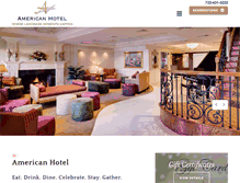 Tablet Screenshot of americanhotelnj.com